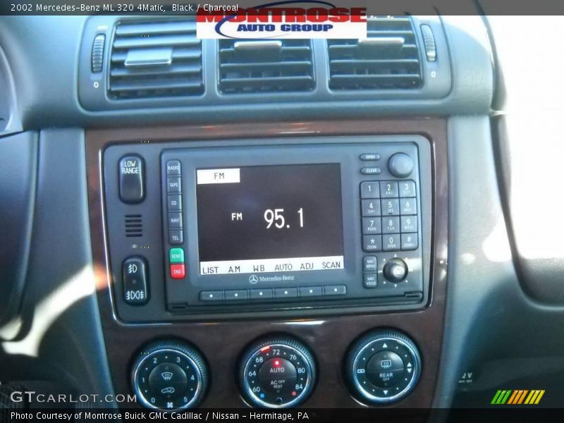 Black / Charcoal 2002 Mercedes-Benz ML 320 4Matic