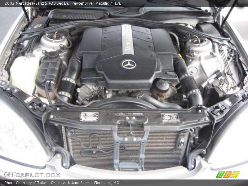 Pewter Silver Metallic / Java 2003 Mercedes-Benz S 430 Sedan