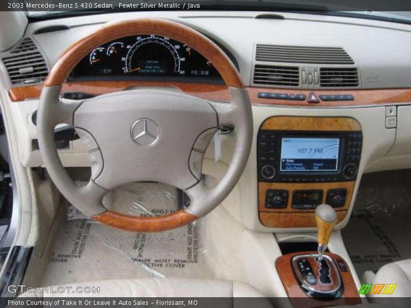 Pewter Silver Metallic / Java 2003 Mercedes-Benz S 430 Sedan