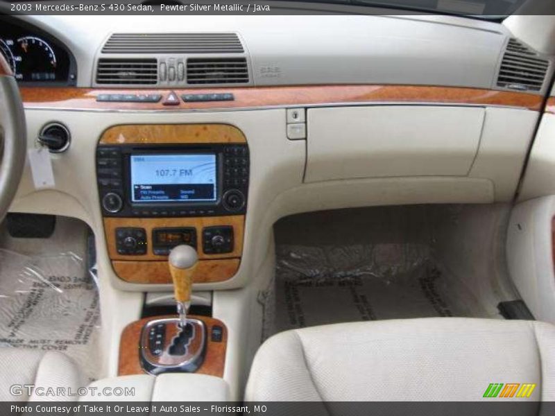 Pewter Silver Metallic / Java 2003 Mercedes-Benz S 430 Sedan