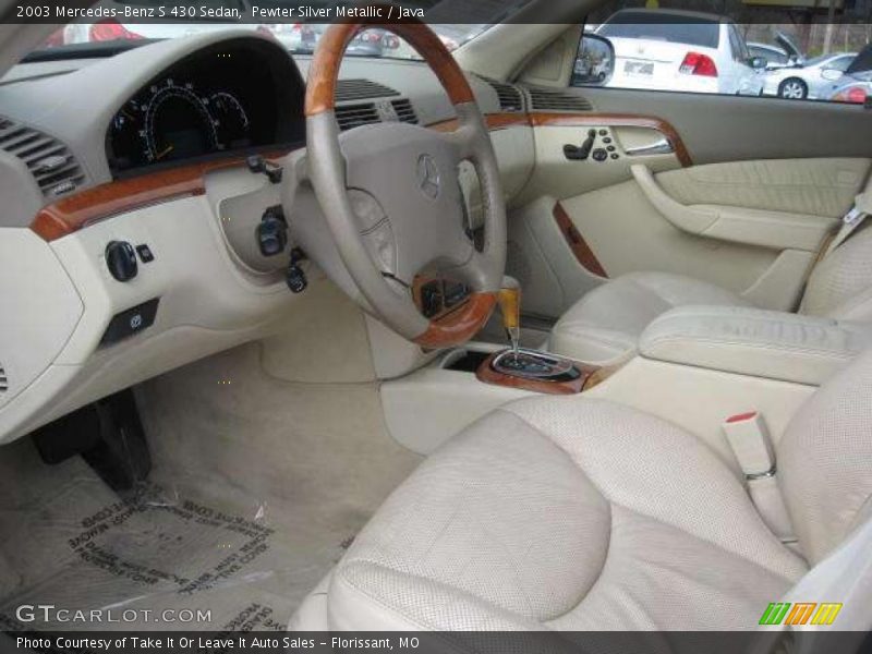 Pewter Silver Metallic / Java 2003 Mercedes-Benz S 430 Sedan
