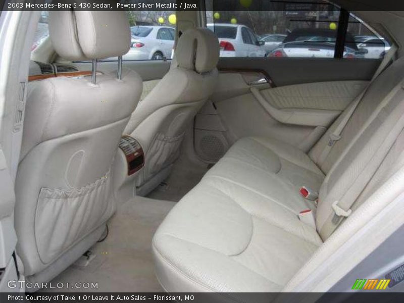 Pewter Silver Metallic / Java 2003 Mercedes-Benz S 430 Sedan