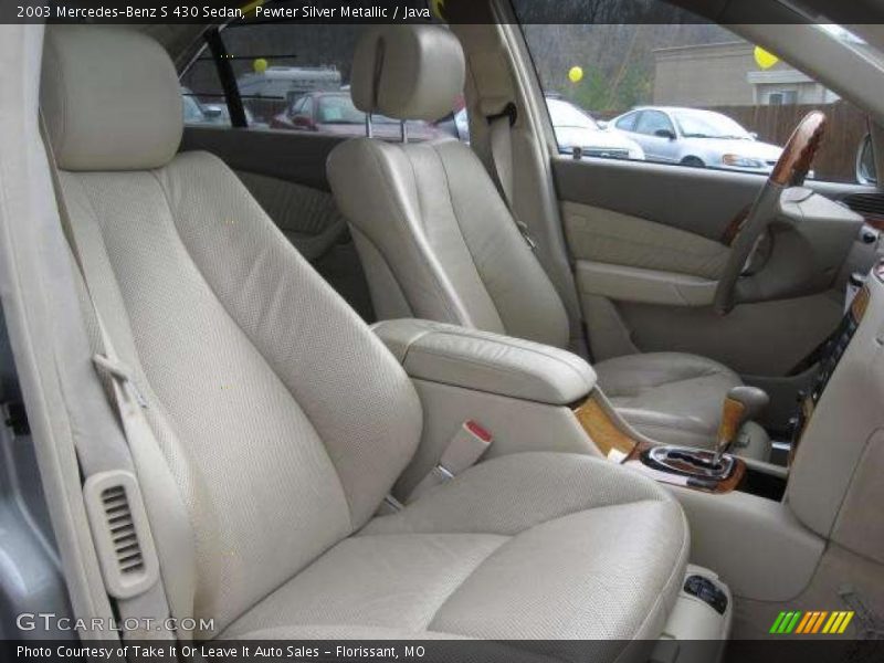 Pewter Silver Metallic / Java 2003 Mercedes-Benz S 430 Sedan
