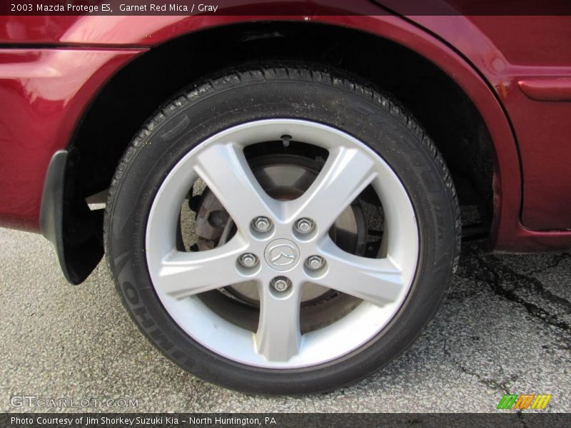 Garnet Red Mica / Gray 2003 Mazda Protege ES