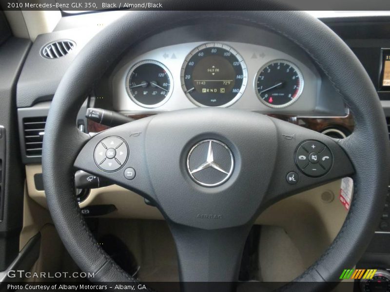 Black / Almond/Black 2010 Mercedes-Benz GLK 350