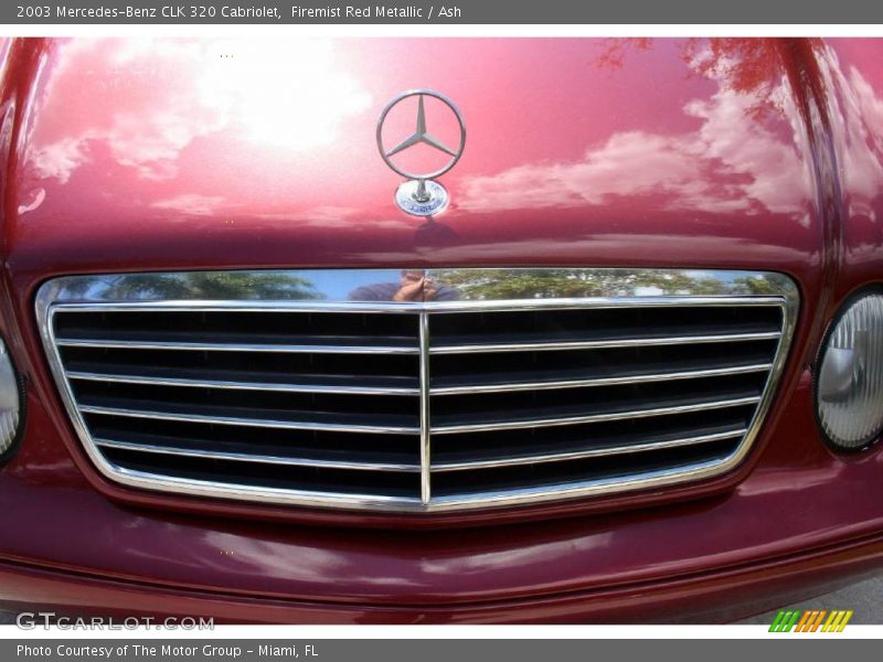 Firemist Red Metallic / Ash 2003 Mercedes-Benz CLK 320 Cabriolet