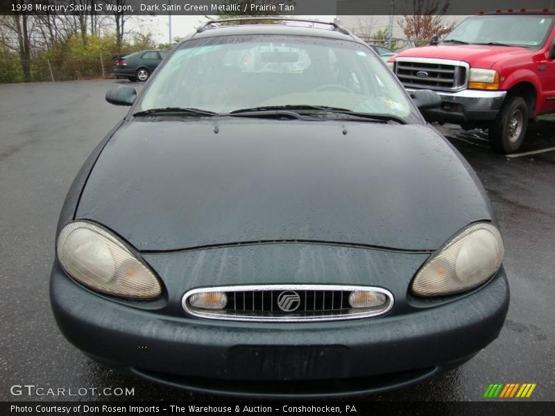 Dark Satin Green Metallic / Prairie Tan 1998 Mercury Sable LS Wagon