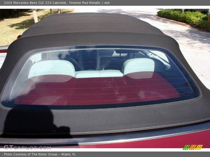Firemist Red Metallic / Ash 2003 Mercedes-Benz CLK 320 Cabriolet