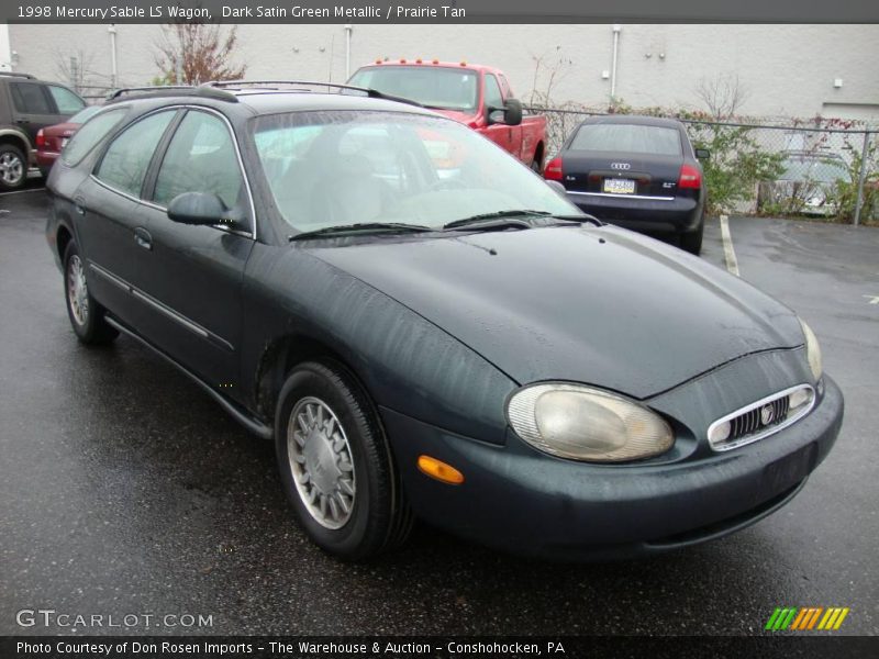 Dark Satin Green Metallic / Prairie Tan 1998 Mercury Sable LS Wagon