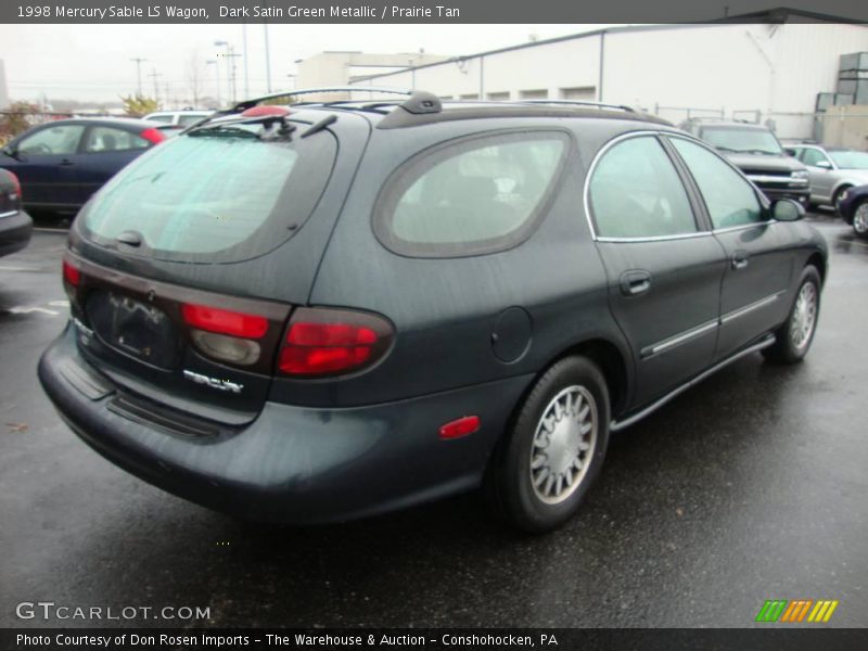 Dark Satin Green Metallic / Prairie Tan 1998 Mercury Sable LS Wagon