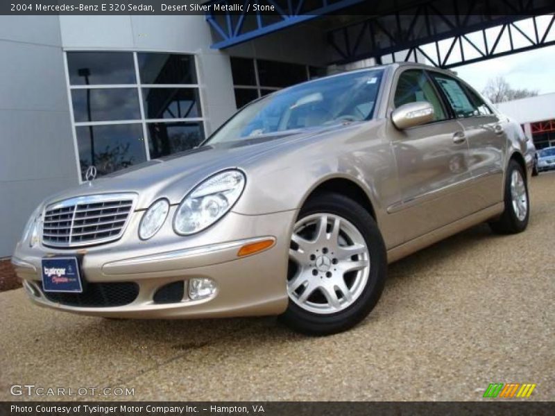 Desert Silver Metallic / Stone 2004 Mercedes-Benz E 320 Sedan