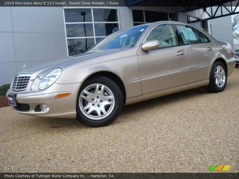 Desert Silver Metallic / Stone 2004 Mercedes-Benz E 320 Sedan