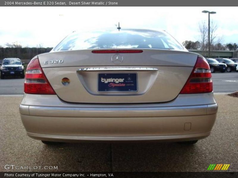 Desert Silver Metallic / Stone 2004 Mercedes-Benz E 320 Sedan