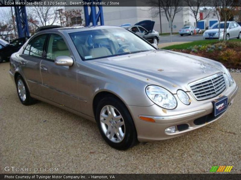 Desert Silver Metallic / Stone 2004 Mercedes-Benz E 320 Sedan