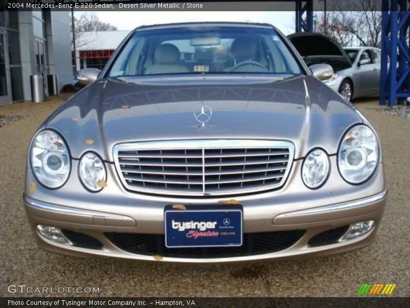 Desert Silver Metallic / Stone 2004 Mercedes-Benz E 320 Sedan