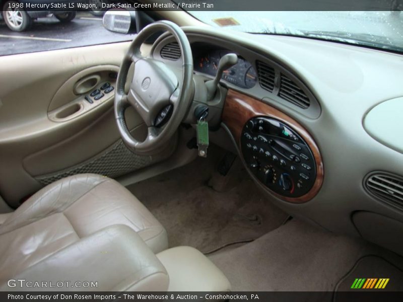 Dark Satin Green Metallic / Prairie Tan 1998 Mercury Sable LS Wagon