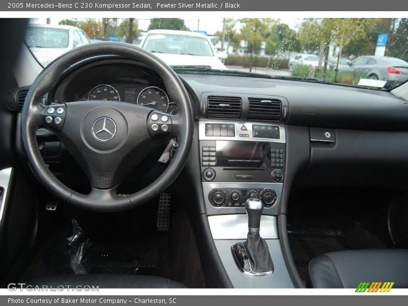Pewter Silver Metallic / Black 2005 Mercedes-Benz C 230 Kompressor Sedan
