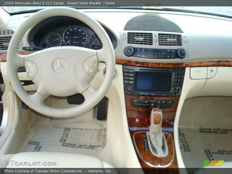 Desert Silver Metallic / Stone 2004 Mercedes-Benz E 320 Sedan