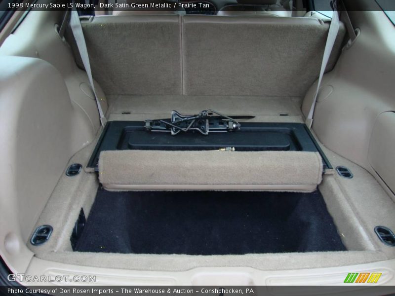 Dark Satin Green Metallic / Prairie Tan 1998 Mercury Sable LS Wagon