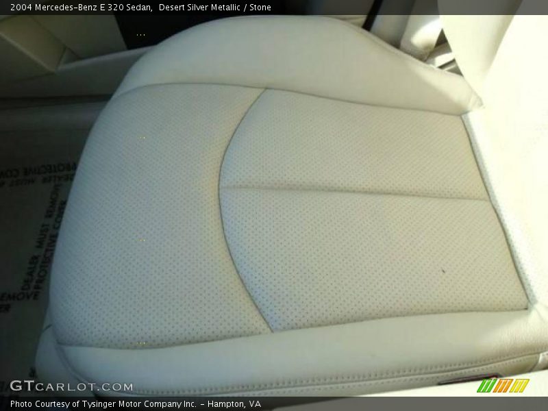 Desert Silver Metallic / Stone 2004 Mercedes-Benz E 320 Sedan