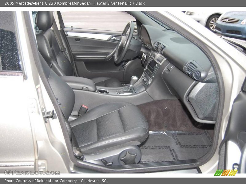 Pewter Silver Metallic / Black 2005 Mercedes-Benz C 230 Kompressor Sedan