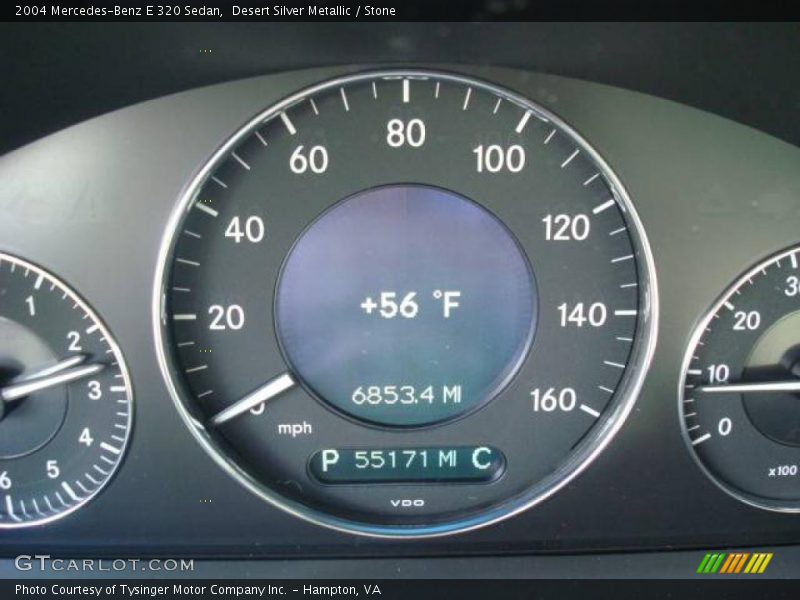 Desert Silver Metallic / Stone 2004 Mercedes-Benz E 320 Sedan