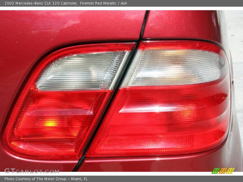 Firemist Red Metallic / Ash 2003 Mercedes-Benz CLK 320 Cabriolet