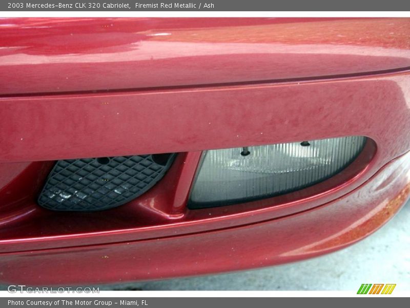 Firemist Red Metallic / Ash 2003 Mercedes-Benz CLK 320 Cabriolet