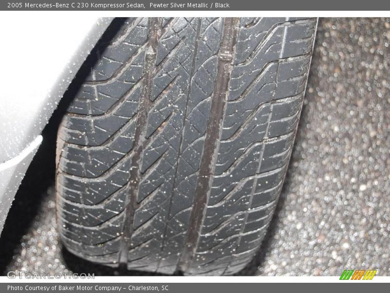Pewter Silver Metallic / Black 2005 Mercedes-Benz C 230 Kompressor Sedan