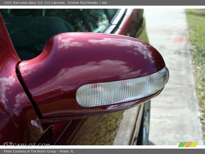 Firemist Red Metallic / Ash 2003 Mercedes-Benz CLK 320 Cabriolet