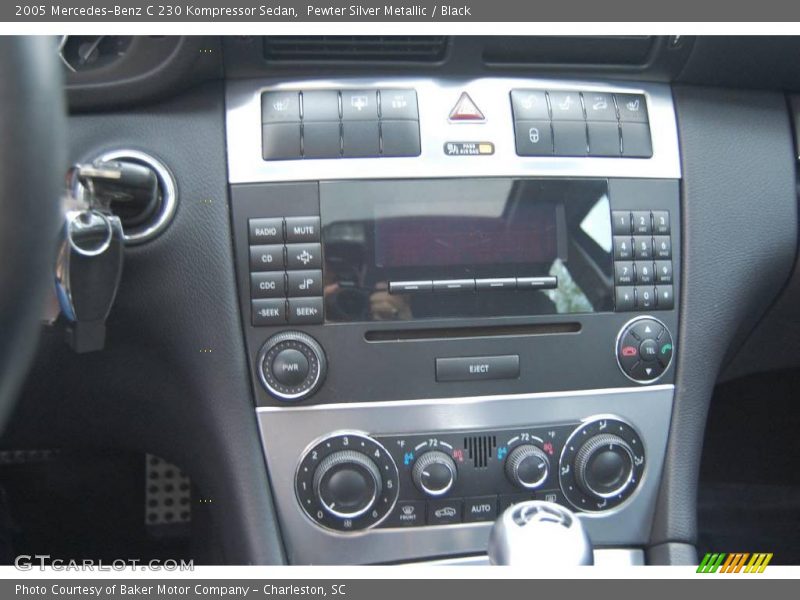 Pewter Silver Metallic / Black 2005 Mercedes-Benz C 230 Kompressor Sedan