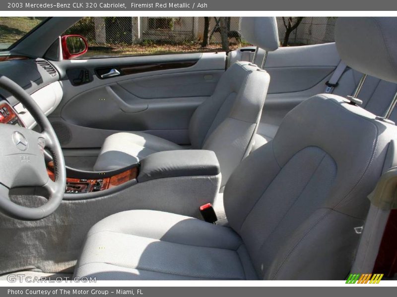 Firemist Red Metallic / Ash 2003 Mercedes-Benz CLK 320 Cabriolet