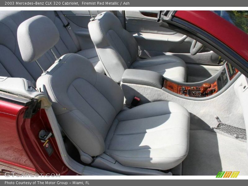 Firemist Red Metallic / Ash 2003 Mercedes-Benz CLK 320 Cabriolet