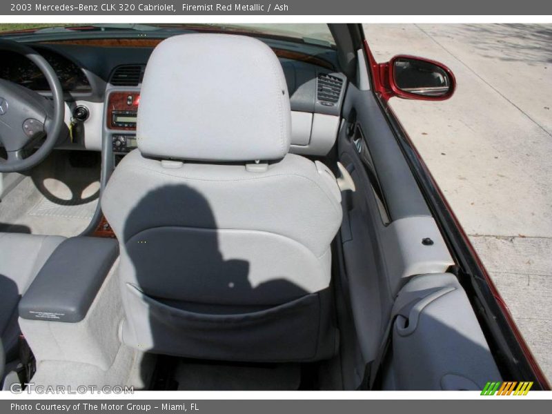 Firemist Red Metallic / Ash 2003 Mercedes-Benz CLK 320 Cabriolet