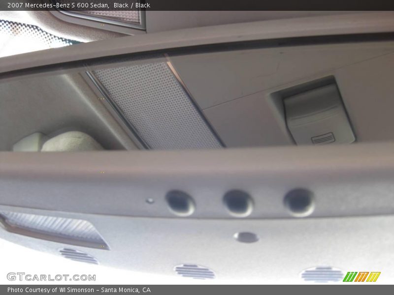 Black / Black 2007 Mercedes-Benz S 600 Sedan