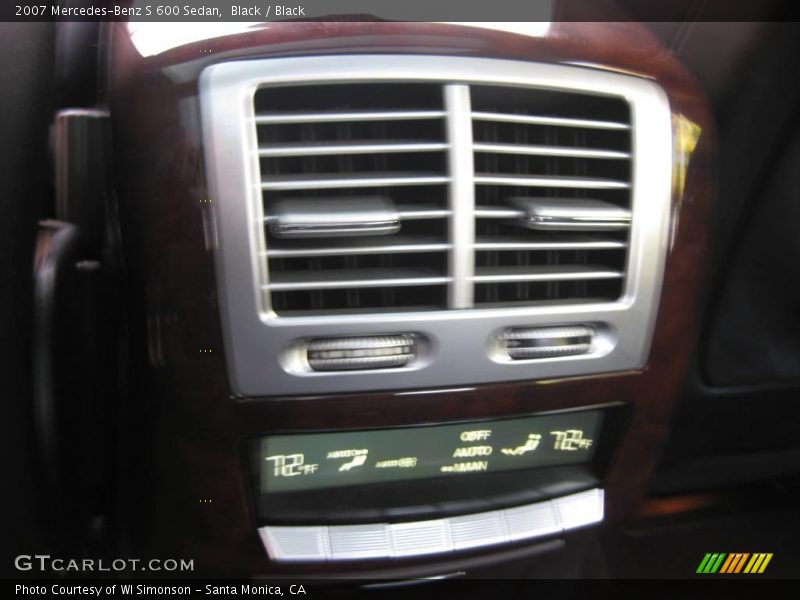 Black / Black 2007 Mercedes-Benz S 600 Sedan