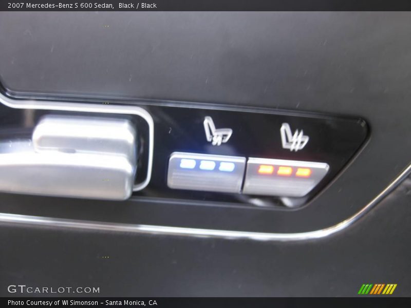 Black / Black 2007 Mercedes-Benz S 600 Sedan