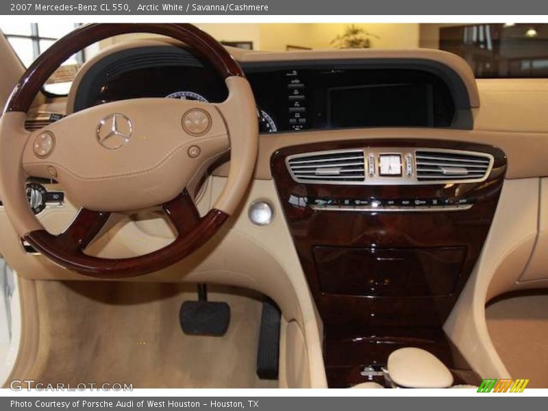 Arctic White / Savanna/Cashmere 2007 Mercedes-Benz CL 550