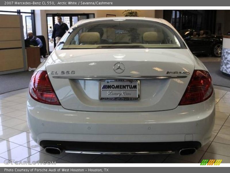 Arctic White / Savanna/Cashmere 2007 Mercedes-Benz CL 550