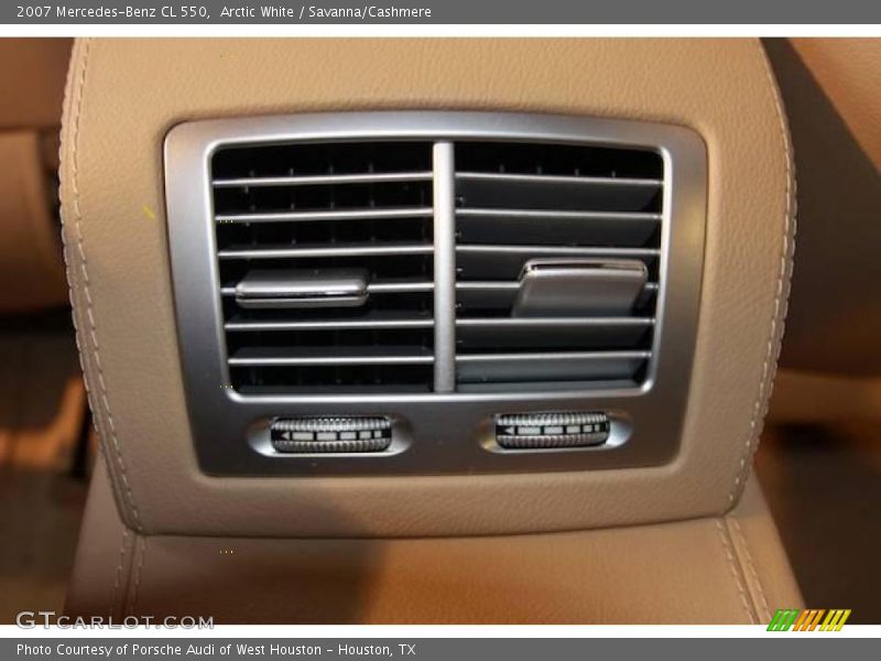 Arctic White / Savanna/Cashmere 2007 Mercedes-Benz CL 550