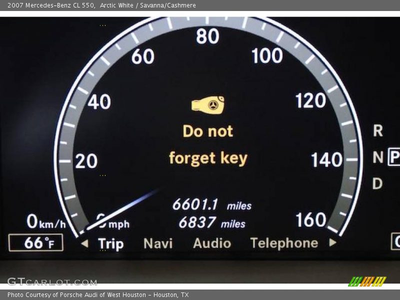 Arctic White / Savanna/Cashmere 2007 Mercedes-Benz CL 550