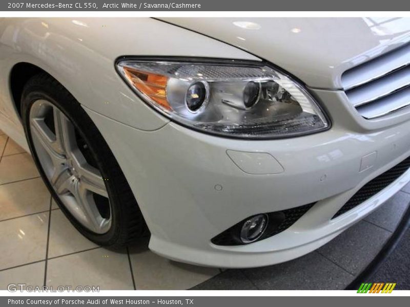 Arctic White / Savanna/Cashmere 2007 Mercedes-Benz CL 550