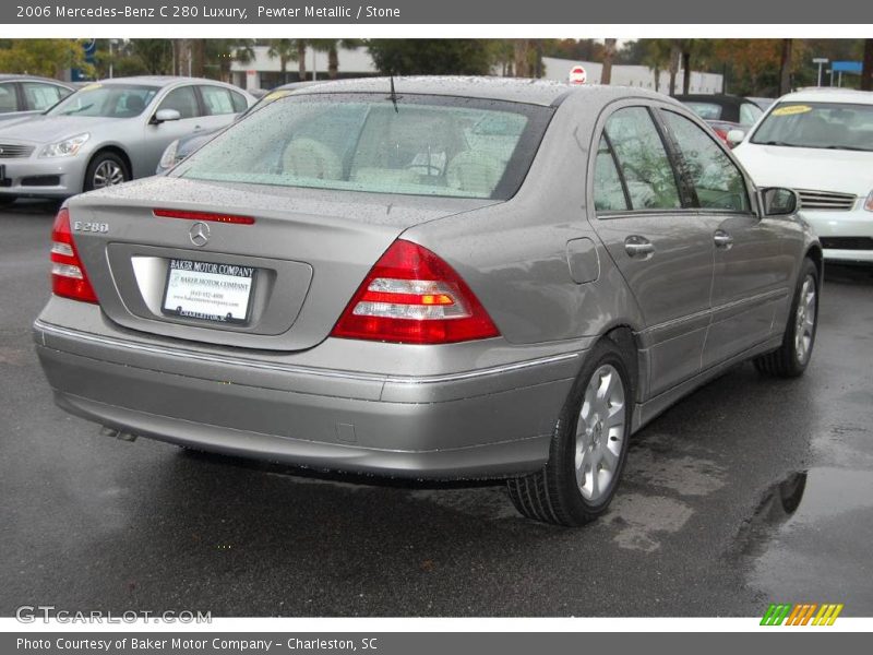 Pewter Metallic / Stone 2006 Mercedes-Benz C 280 Luxury
