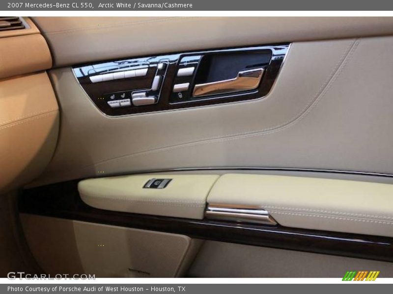 Arctic White / Savanna/Cashmere 2007 Mercedes-Benz CL 550