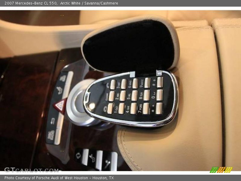 Arctic White / Savanna/Cashmere 2007 Mercedes-Benz CL 550