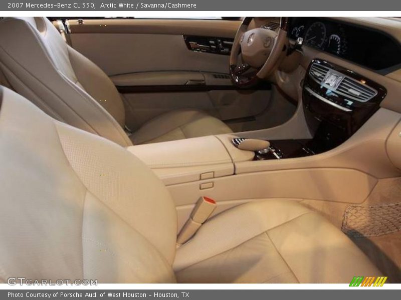 Arctic White / Savanna/Cashmere 2007 Mercedes-Benz CL 550