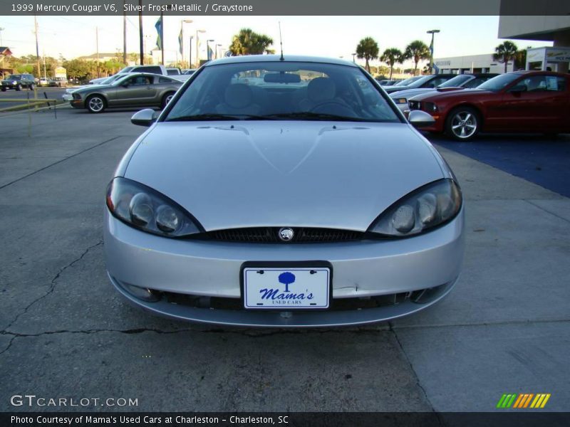 Silver Frost Metallic / Graystone 1999 Mercury Cougar V6