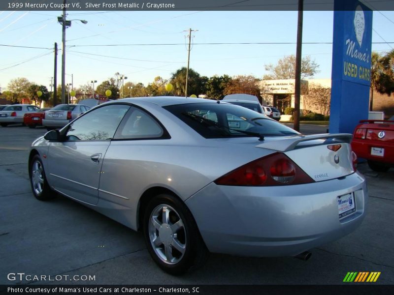 Silver Frost Metallic / Graystone 1999 Mercury Cougar V6