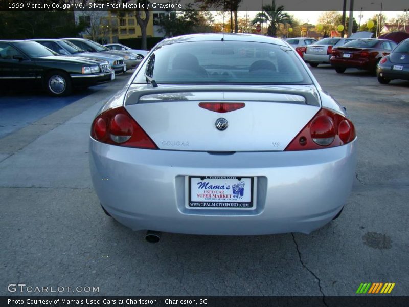 Silver Frost Metallic / Graystone 1999 Mercury Cougar V6