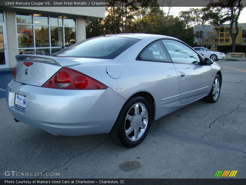 Silver Frost Metallic / Graystone 1999 Mercury Cougar V6